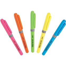 BIC BRITELINER GRIP HIGHLIGHTR Assorted BP/5
