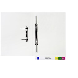 Avery Lateral Notes File Standard White with Tubeclip® Fastener Box of 50