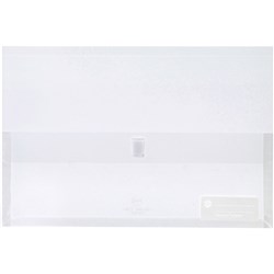 DOCUMENT WALLET POLYPICK PP Foolscap Clear