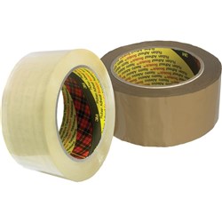 Scotch 370 Packaging Tape 36mmx75m Brown each