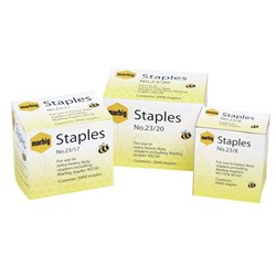 Marbig Staples Heavy Duty 23/20 Box Of 5000