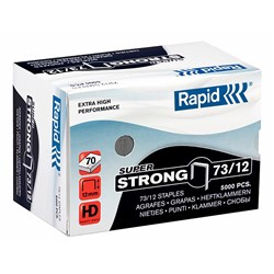 RAPID 73/12 STAPLES 12mm HD31 BOX 5000