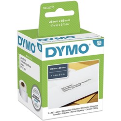 Dymo 30251 Labelwriter Labels 28x89mm Address-Paper Box of 260