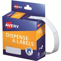 AVERY DMR1336W DISPENSER LABEL Rectangle 13x36mm White PK 700