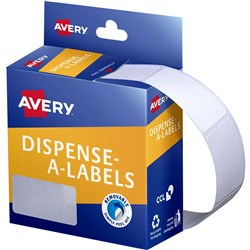 AVERY DMR1936W DISPENSER LABEL Rectangle 19x36mm White PK 450