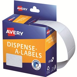 AVERY DMR2432W DISPENSER LABEL Rectangle 24x32mm White PK 420