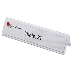 REXEL NAME PLATES Large 210x59mm BOX 25