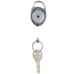 Rexel Snap Lock Key Holder Retractable Charcoal