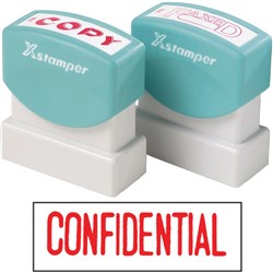 XSTAMPER -1 COLOUR -TITLES A-C 1130 Confidential Red EACH