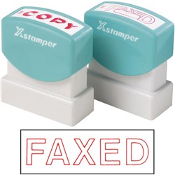 XSTAMPER -1 COLOUR -TITLES D-F 1346 Faxed Red EACH