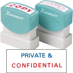 XSTAMPER - 2 COLOUR 2010 Private & Confidential Re EACH