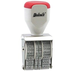 Deskmate Rubber Date Stamp 12 Year Band, 4mm Text