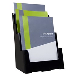 DEFLECT-O BROCHURE HOLDER Sustainable Office 3 Tier - A4