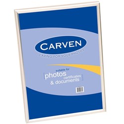 CARVEN CERTIFICATE FRAME A4 Desk/Wall Mountable Slvr