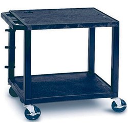 TUFFY UTILITY TROLLEY 2 Shelf H66cm Black