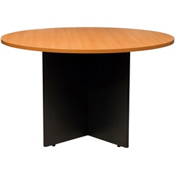 LOGAN MEETING TABLE 1200 Diameter Beech & Ironston