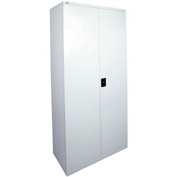 Rapidline GO Swing Door Steel Cupboard 910W x 450D x 2000mmH Silver Grey