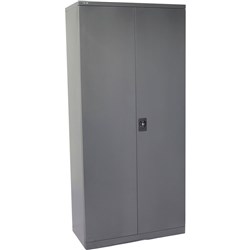 Rapidline GO Swing Door Steel Cupboard 910W x 450D x 2000mmH Graphite