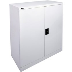 Rapidline GO Swing Door Steel Cupboard 910W x 450D x 1015mmH Silver Grey