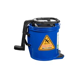 CLEANLINK MOP BUCKETS H/Duty Plastic 16Lt Blue