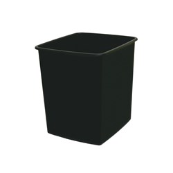 ITALPLAST WASTE BIN Fire Retardant 15Ltr Black