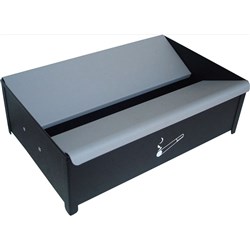 ESSELTE SMOKERS TRAY METAL GREY