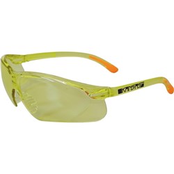 MAXISAFE KANSAS SAFETY GLASSES Amber Ctn 12