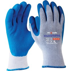 MAXISAFE SYNTHETIC COAT GLOVES Blue Grippa Glove Large Ctn 12