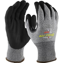 MAXISAFE CUT RESISTANT GLOVES G-Force HiCut Safety Glove Level 5 HDPU, Small Ctn 10