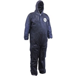 MAXISAFE DISPOSABLE COVERALLS Chemiguard SMS Blue - Medium