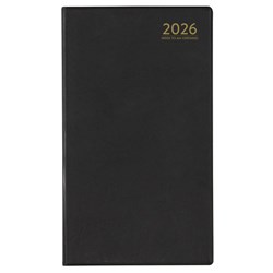 Cumberland Pocket Diary A Week To View Slimline Black