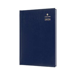 Collins Sterling Diary  A4 Week To View Blue