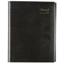 Cumberland Norwich Diary A5 A5 2 Days To Page Black