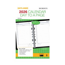 Debden Dayplanner Refill Desk 140x216mm Dated Day To Page