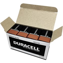 Duracell Coppertop Battery 9v Bulk 12pk