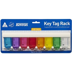 KEY TAG KEVRON RACKS 8 TAG ASSORTED