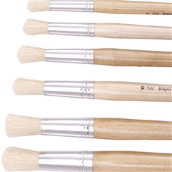 Jasart Hog Bristle Series 582 Round Brushes Size 4 each