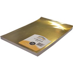 RAINBOW FOIL BOARD Gold A4-Each