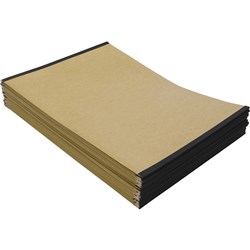 Rainbow A3 250gsm Art Folio Brown Pack 50