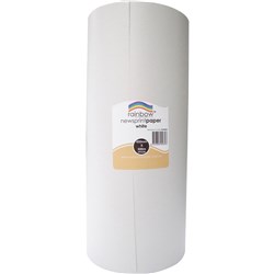RAINBOW 49GSM 450MMX500M ROLL Newsprint Paper White