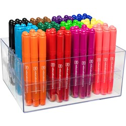 EDVANTAGE MASTER MEGO Markers Assorted Colours Jumbo Crate of  96