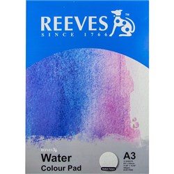 Reeves Water Colour Pad A4 300gsm Medium Texture 12 Sheet