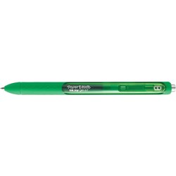 Papermate Inkjoy Gel Pen Retractable Medium 0.7mm Green Box 12