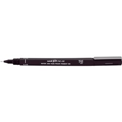 Uni Pin 200 Fineliner Drawing Pen 0.05mm Black Box 12