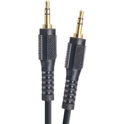 Moki Portable Audio Connection 90cm Cable 3.5mm-3.5mm Black