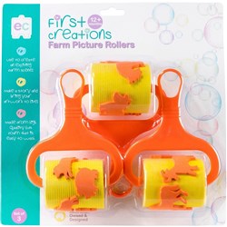 FARM PICTURE ROLLERS Set of 3