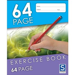 Sovereign 225x175 Exercise Books 8mm 64pg Pack 20