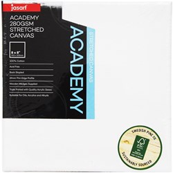 Jasart Academy Canvas 3/4 Inch 8x8 Inch Thin Edge Pack 8
