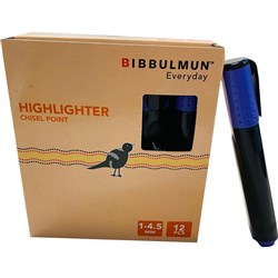 Bibbulmun Highlighter Chisel 1-4.5mm Violet Box 12