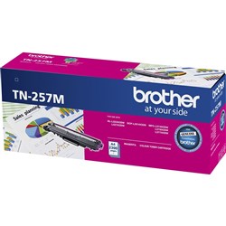BROTHER TN257 MAGENTA TONER 2,300pgs
